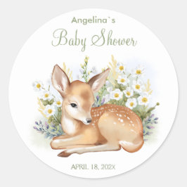 Adesivo Vinhetas te obrigado por chá de fraldas.