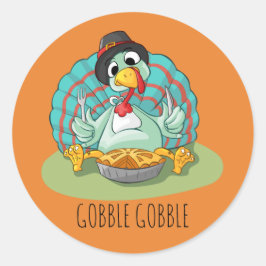 Adesivo Vinhetas turcas de ação de graças1½ polegada (folh