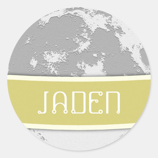 Adesivo Vinhetas Unisex De Lua Completa Personalizadas (Re (Frente)