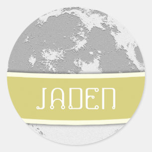 Adesivo Vinhetas Unisex De Lua Completa Personalizadas (Re