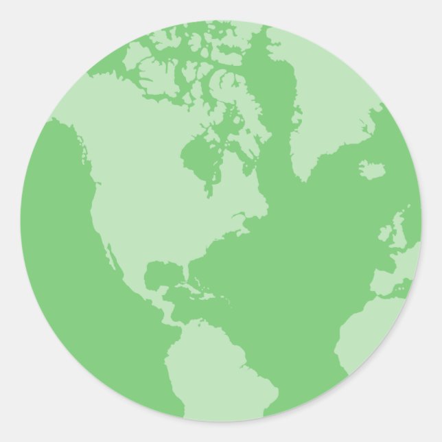 Adesivo Vinhetas verdes da Terra (Frente)