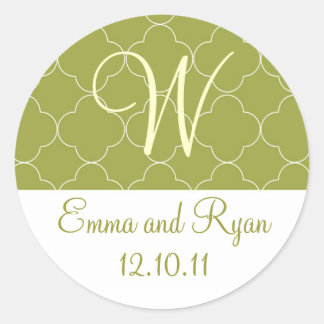 Adesivo Vinhetas verdes personalizadas em Marrocos