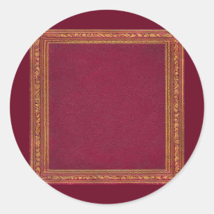 Adesivo Vinhetas Vermelhas Antigas