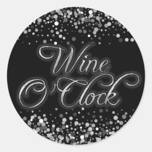 Adesivo Vinho O'Clock Silver Sparkle