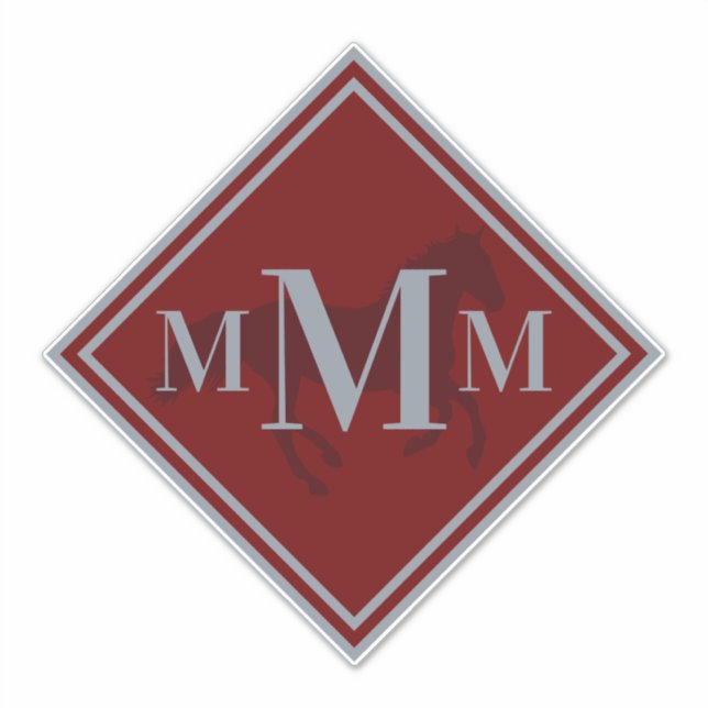 Adesivo Vinho Vermelho Monograma + Tronco de Pilha de Cava (Frente)