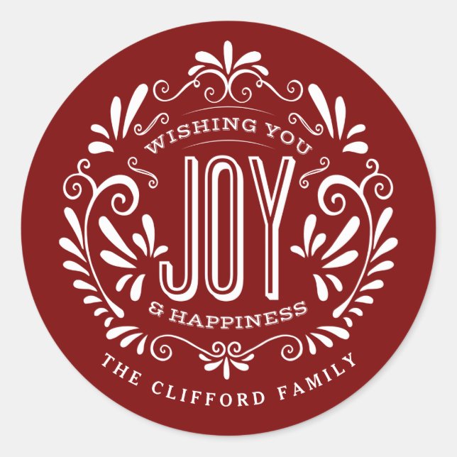 ADESIVO VINHOS DE ARTE DE PALCO DE HOLIDAY HOLIDAY (Frente)