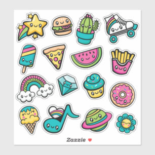 Adesivo Vinil de doodles Totalmente Bonitos