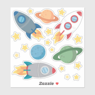 Adesivo Vinil do divertimento do espaço