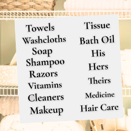 Adesivo Vinil personalizável para gabinete de banho