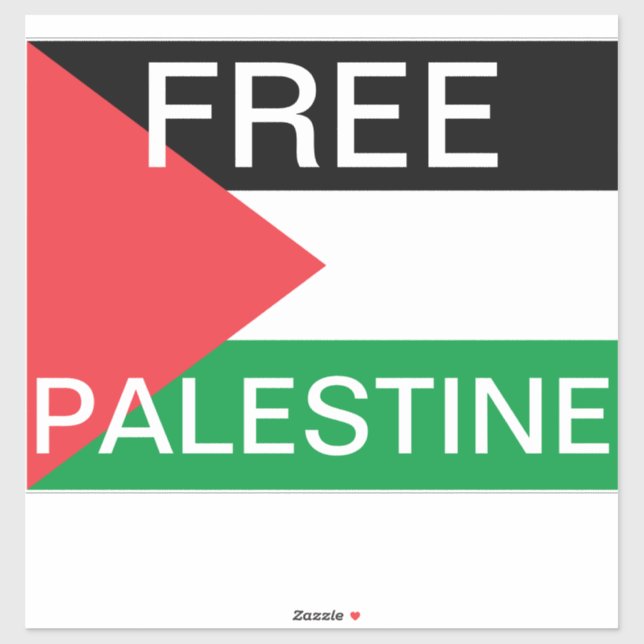 Adesivo Vinil Sticker Livre Palestina (Folha)