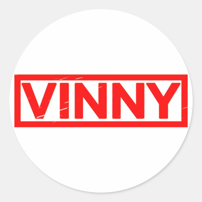 Adesivo Vinny Stamp (Frente)