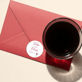 Adesivo Vino Antes dos Votos Festa de Noivado/Despedida de