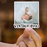 Adesivo Vintage 10th 20 30 40th 50th 60th 80 Birthday<br><div class="desc">Vintage 10th 20 30 40th 50th 60th 80 Birthday Sticker</div>