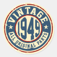 Vintage 1949 - Todas as peças originais