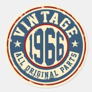 Adesivo Vintage 1966 - Todas as peças originais