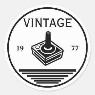 Adesivo VINTAGE 1977Controle
