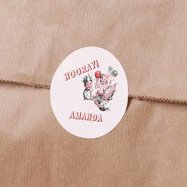 Adesivo Vintage 50 Clássico Filhos Simples Nome de Anivers