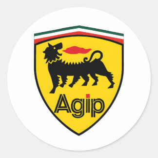 Adesivo Vintage Agip Logo Coffee Mug with Six-Legged Dog