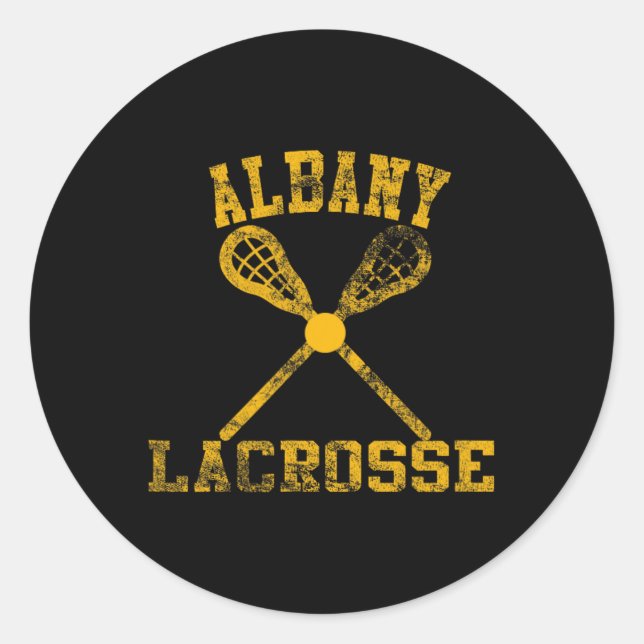 Adesivo Vintage Albany Lacrosse (Frente)