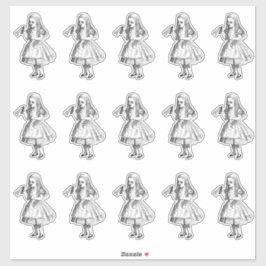 Adesivo Vintage Alice Me Beba