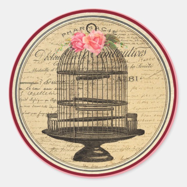 Adesivo Vintage Alice no mundo das Maravilhas (Frente)