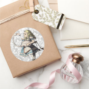 Adesivo Vintage Alice No Wonderland STICKER