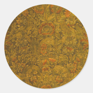 Adesivo Vintage Allover - Padrão Floral Embossed