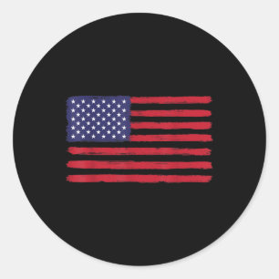 Adesivo Vintage American Flag Memorial Day Veteranos