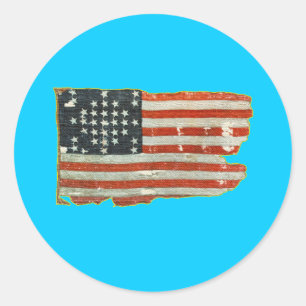 Adesivo Vintage American Flag Products
