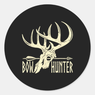Adesivo Vintage Arco Hunter American Deer Hunting Archery