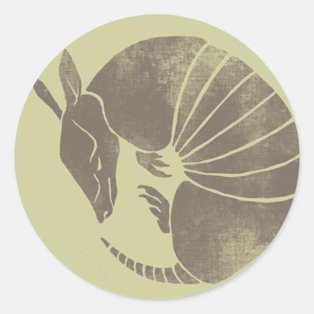 Adesivo Vintage Armadillo (Frente)