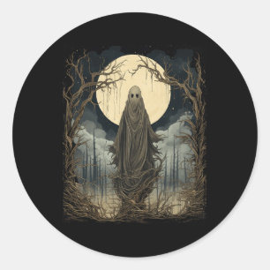 Adesivo Vintage Art Men Retro Scary Gothic Halloween