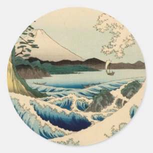 Adesivo Vintage Art Sea of Satta Hiroshige