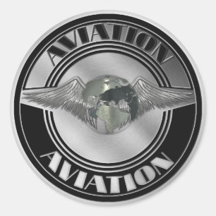 Adesivo Vintage Aviation Art