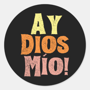 Adesivo Vintage Ay Dios Mio Cinco Da Família Festival