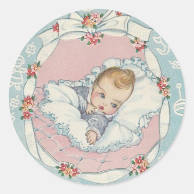 Adesivo Vintage Baby Sticker (Frente)