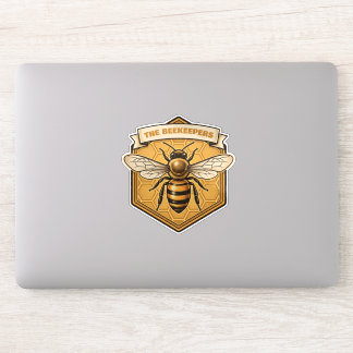 Adesivo Vintage Backyard Beekeeper Honey Bee Heritage Club