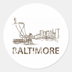 Adesivo Vintage Baltimore