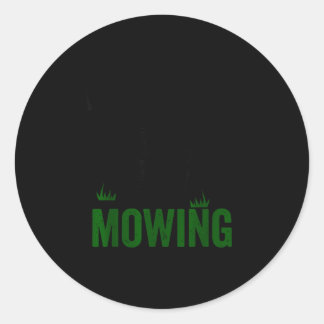 Adesivo Vintage be mowing riding lawn mower dad papa men