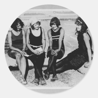 Adesivo Vintage Beach Beauties Photo