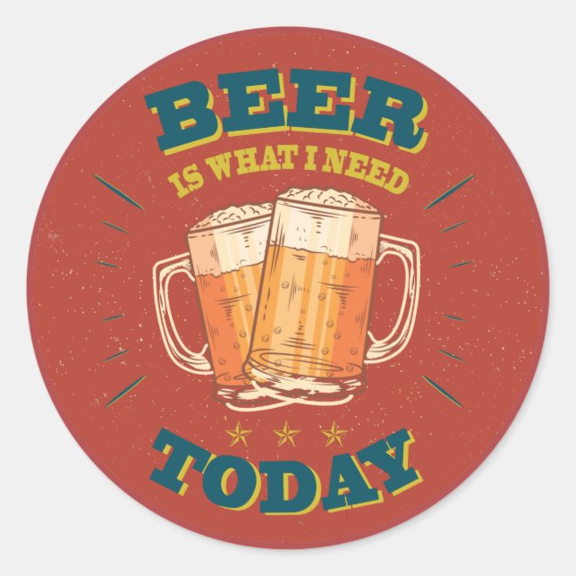 Adesivo Vintage Beer (Frente)