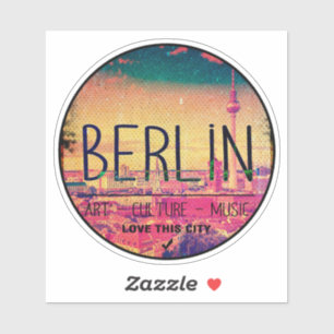 Adesivo Vintage Berlin