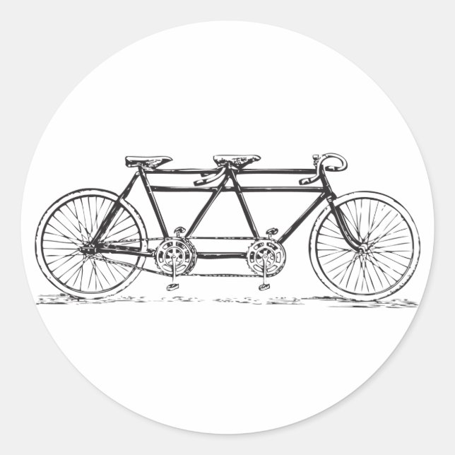 Adesivo Vintage Bicycle Sticker (Frente)