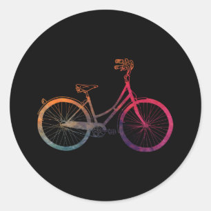Adesivo Vintage Bicycle Sticker colorido
