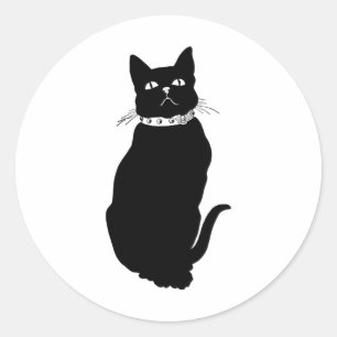 Adesivo Vintage Black Cat