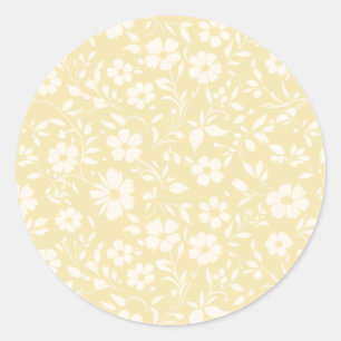 Adesivo Vintage Bloom Neutro - Creme de Manteiga