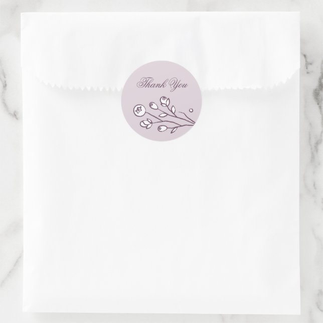 Adesivo Vintage Blooms Closure Sticker - Roxo (Bolsa)