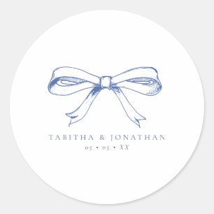 Adesivo Vintage Blue Arco Wedding