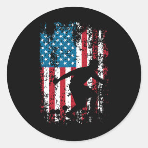 Adesivo Vintage Bocce Player - Jogo De Boliche Ll Fan Bo