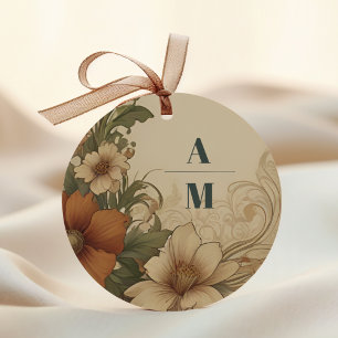 Adesivo Vintage Bougainvillea Art Nouveau Wedding